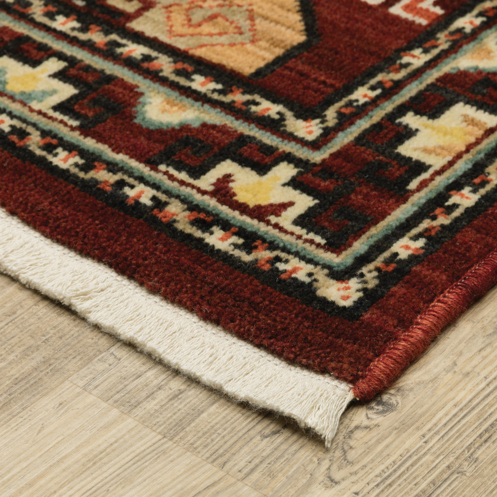 Oriental Weavers Lilihan 091R6 Multicolor Rectangle Indoor Runner - Soft &amp; Durable Low Pile Rug with Geometric Design