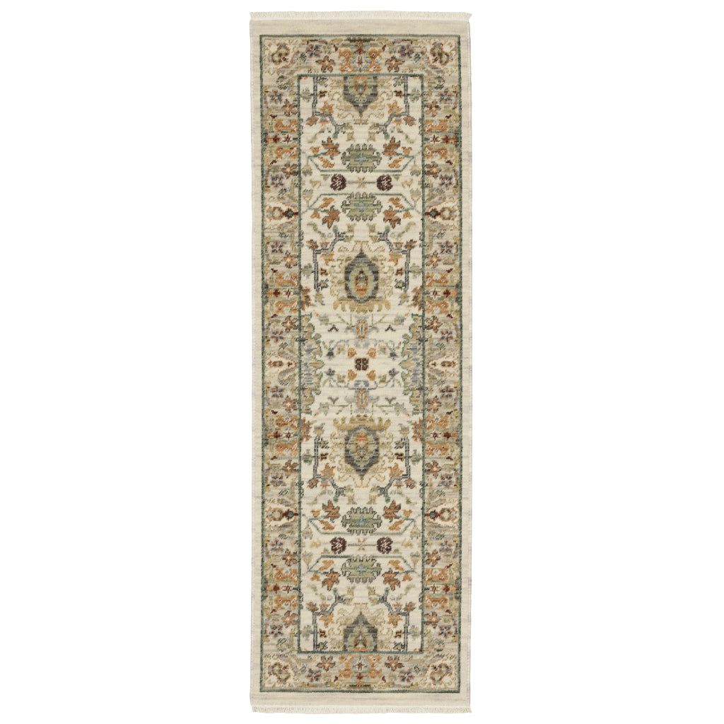 Oriental Weavers Lucca 2063Y Multicolor Rectangle Indoor Area Rug - Soft & Durable Low Pile Rug with Persian Design-