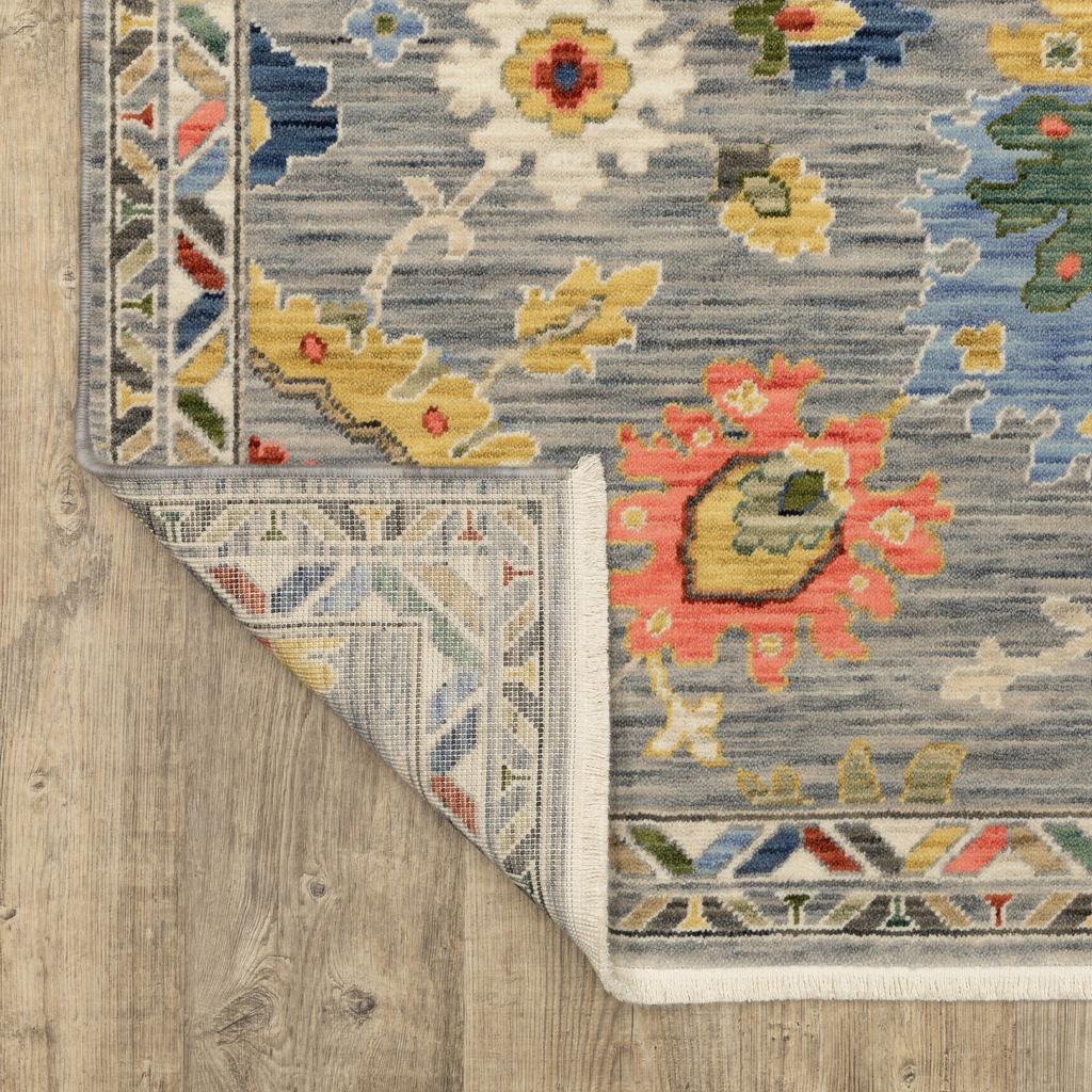 Oriental Weavers Lucca 2888G Grey Rectangle Indoor Runner Oriental Pattern-