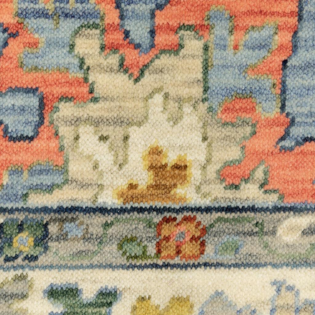 Oriental Weavers Lucca 2889A Blue Rectangle Indoor Runner Oriental Pattern-