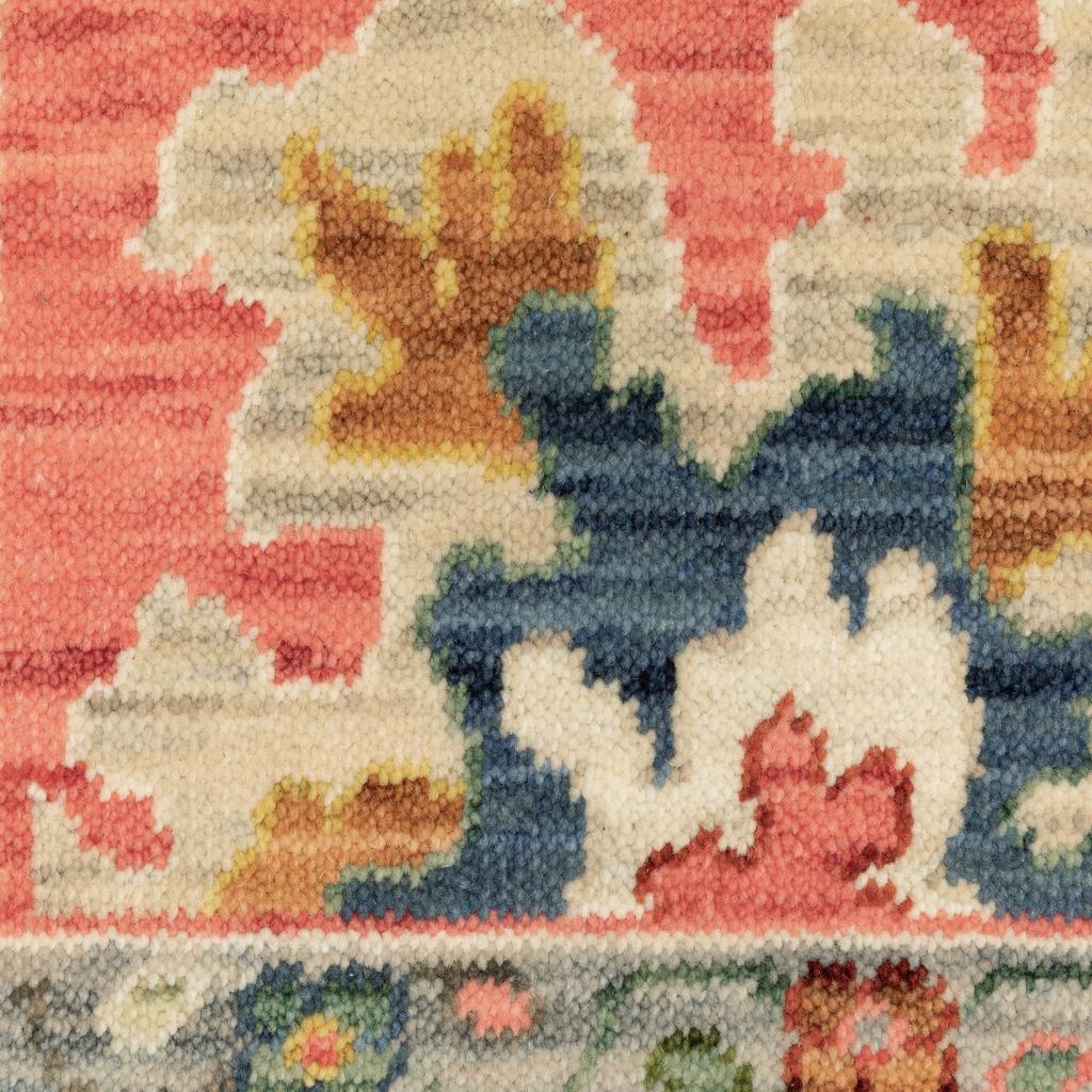 Oriental Weavers Lucca 2889B Pink Rectangle Indoor Runner Oriental Pattern-