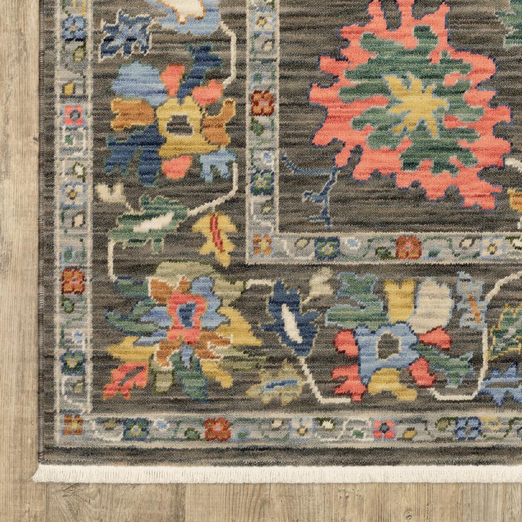 Oriental Weavers Lucca 2889E Grey Rectangle Indoor Area Rug Oriental Pattern-