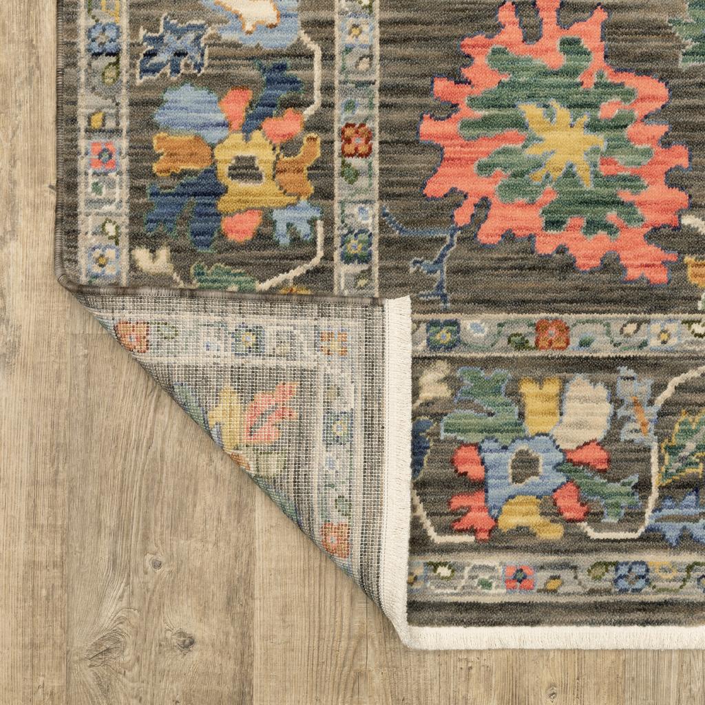 Oriental Weavers Lucca 2889E Grey Rectangle Indoor Runner Oriental Pattern-