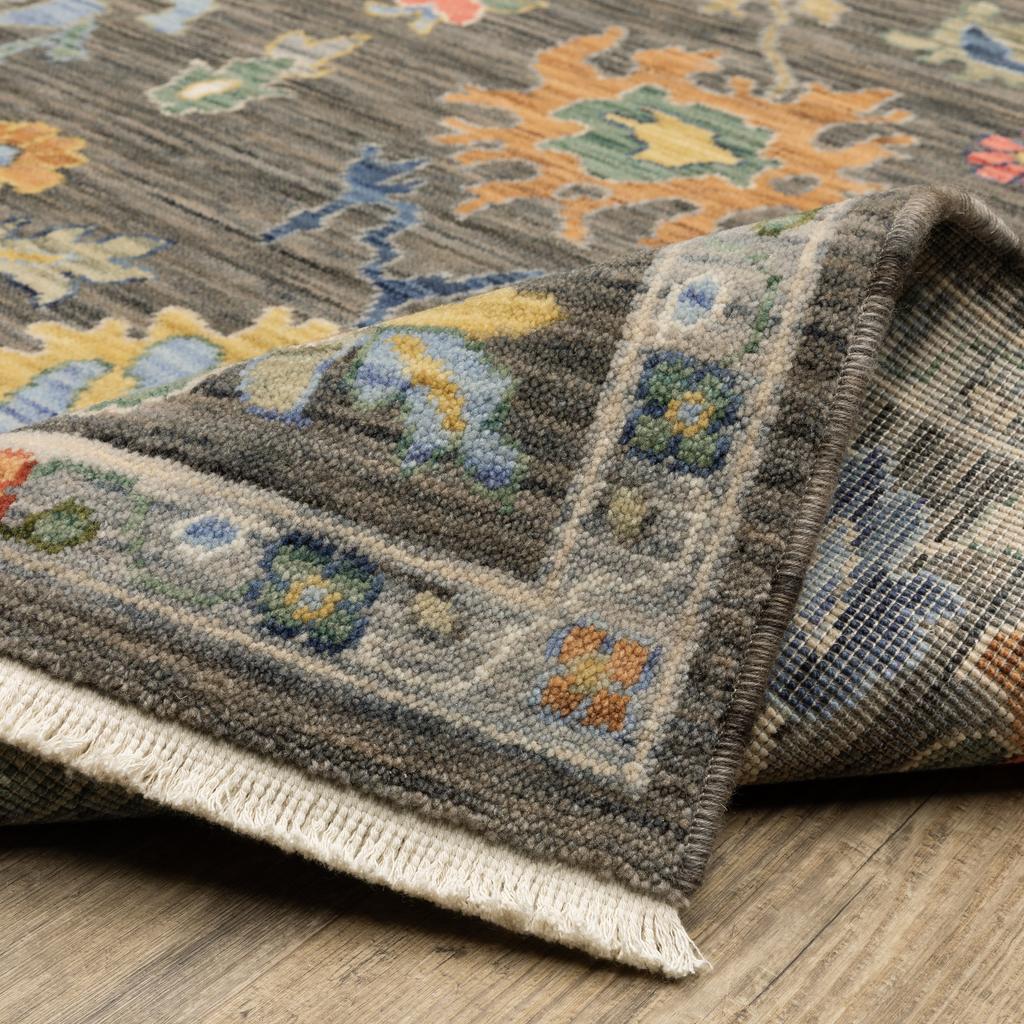 Oriental Weavers Lucca 2889E Grey Rectangle Indoor Runner Oriental Pattern-