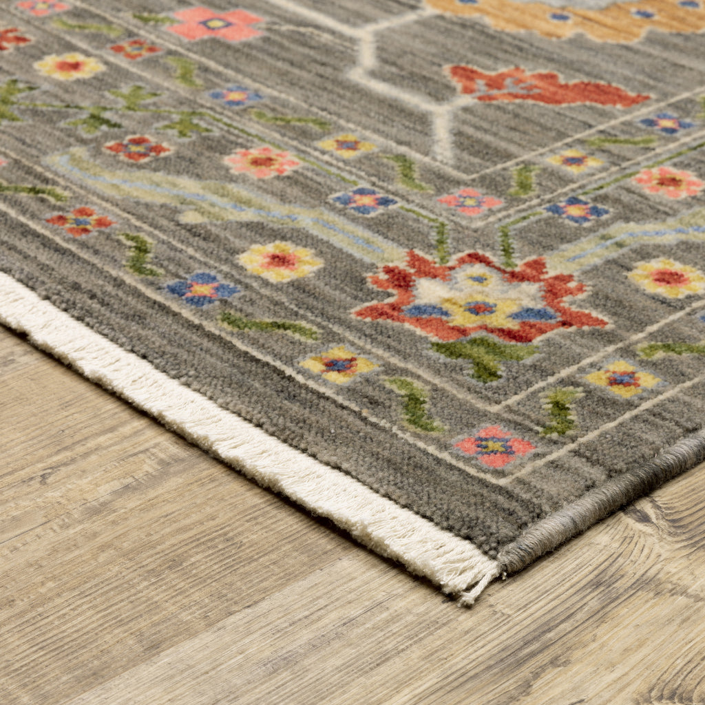 Oriental Weavers Lucca 5506K Multicolor Rectangle Indoor Area Rug - Soft &amp; Durable Low Pile Rug with Persian Design