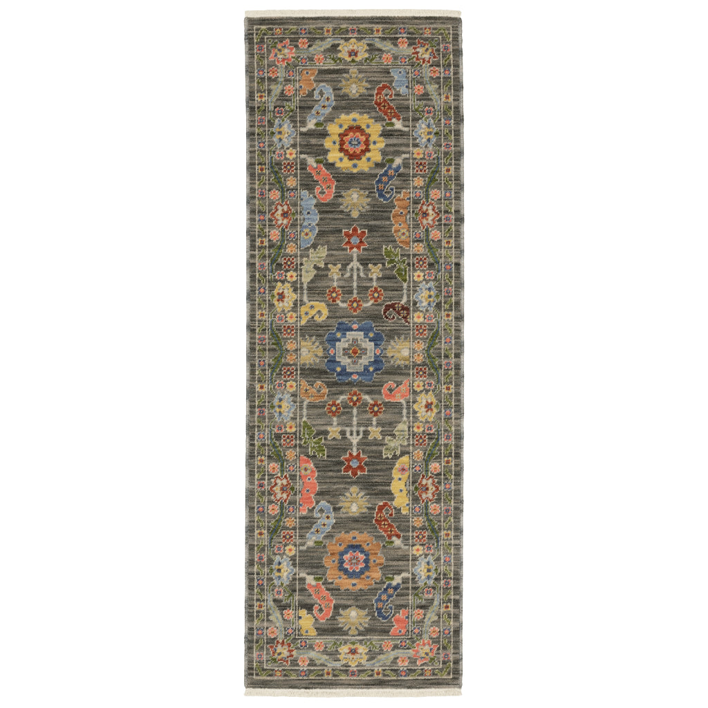 Oriental Weavers Lucca 5506K Multicolor Rectangle Indoor Area Rug - Soft &amp; Durable Low Pile Rug with Persian Design