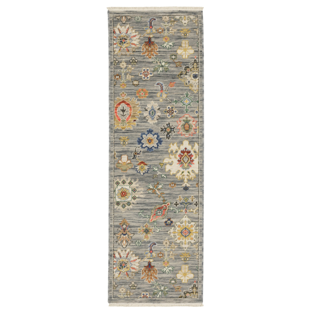 Oriental Weavers Lucca 5507E Multicolor Rectangle Indoor Area Rug - Soft & Durable Low Pile Rug with Persian Design-