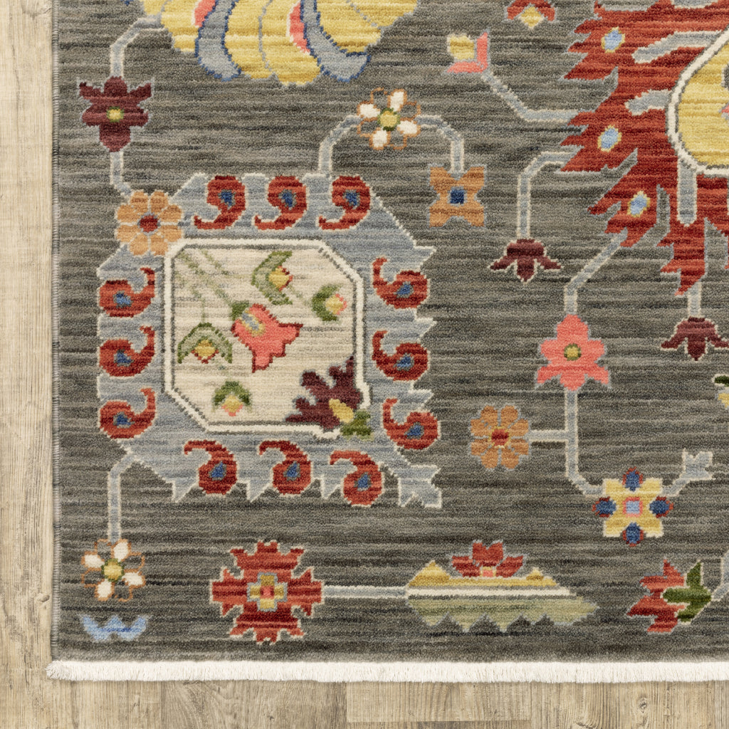 Oriental Weavers Lucca 8111K Multicolor Rectangle Indoor Area Rug - Soft &amp; Durable Low Pile Rug with Persian Design