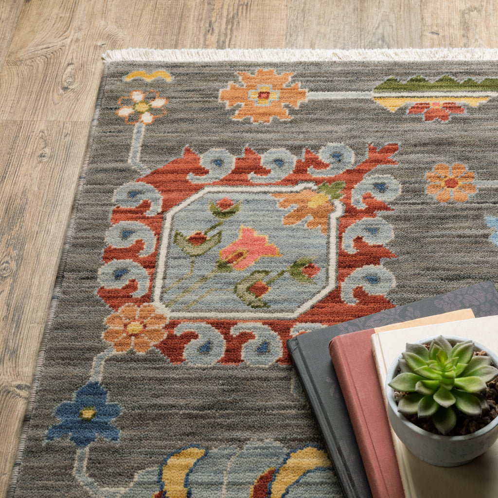 Oriental Weavers Lucca 8111K Multicolor Rectangle Indoor Area Rug - Soft &amp; Durable Low Pile Rug with Persian Design