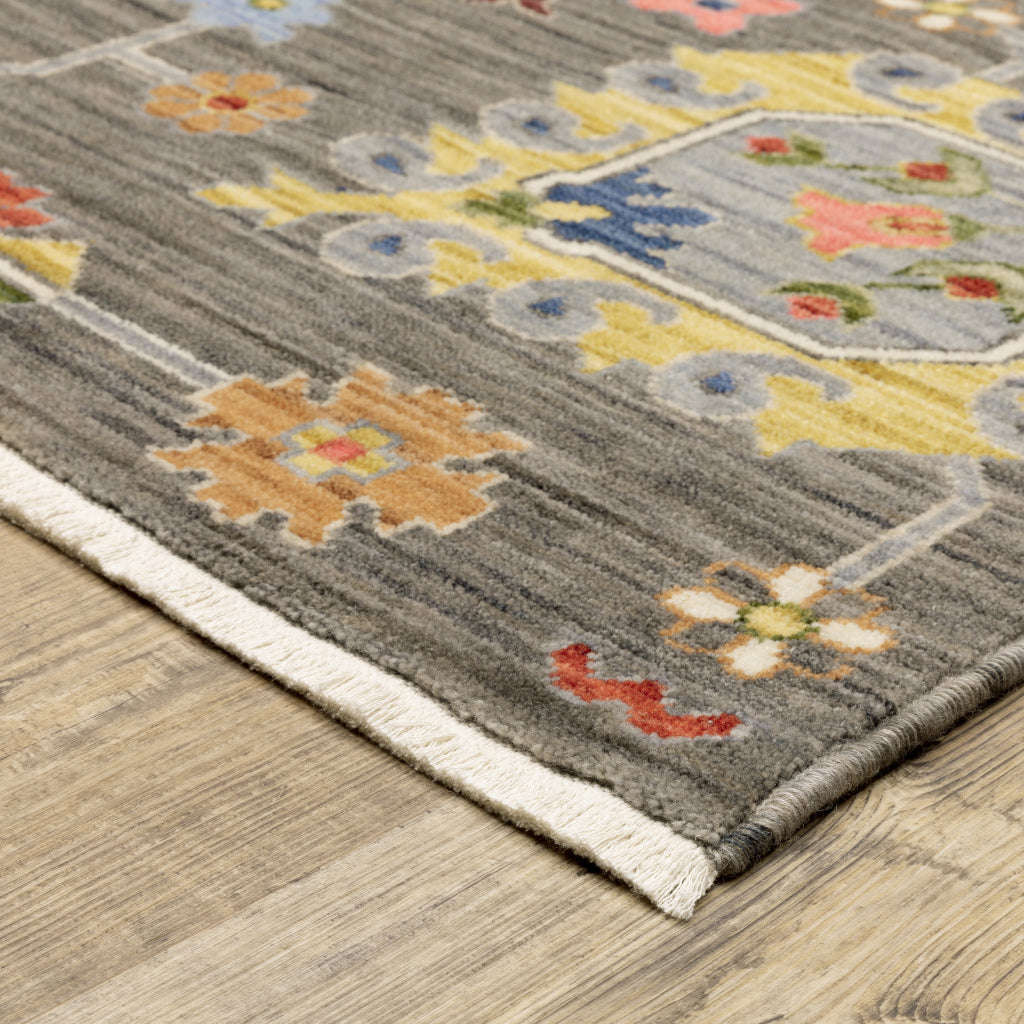 Oriental Weavers Lucca 8111K Multicolor Rectangle Indoor Area Rug - Soft &amp; Durable Low Pile Rug with Persian Design