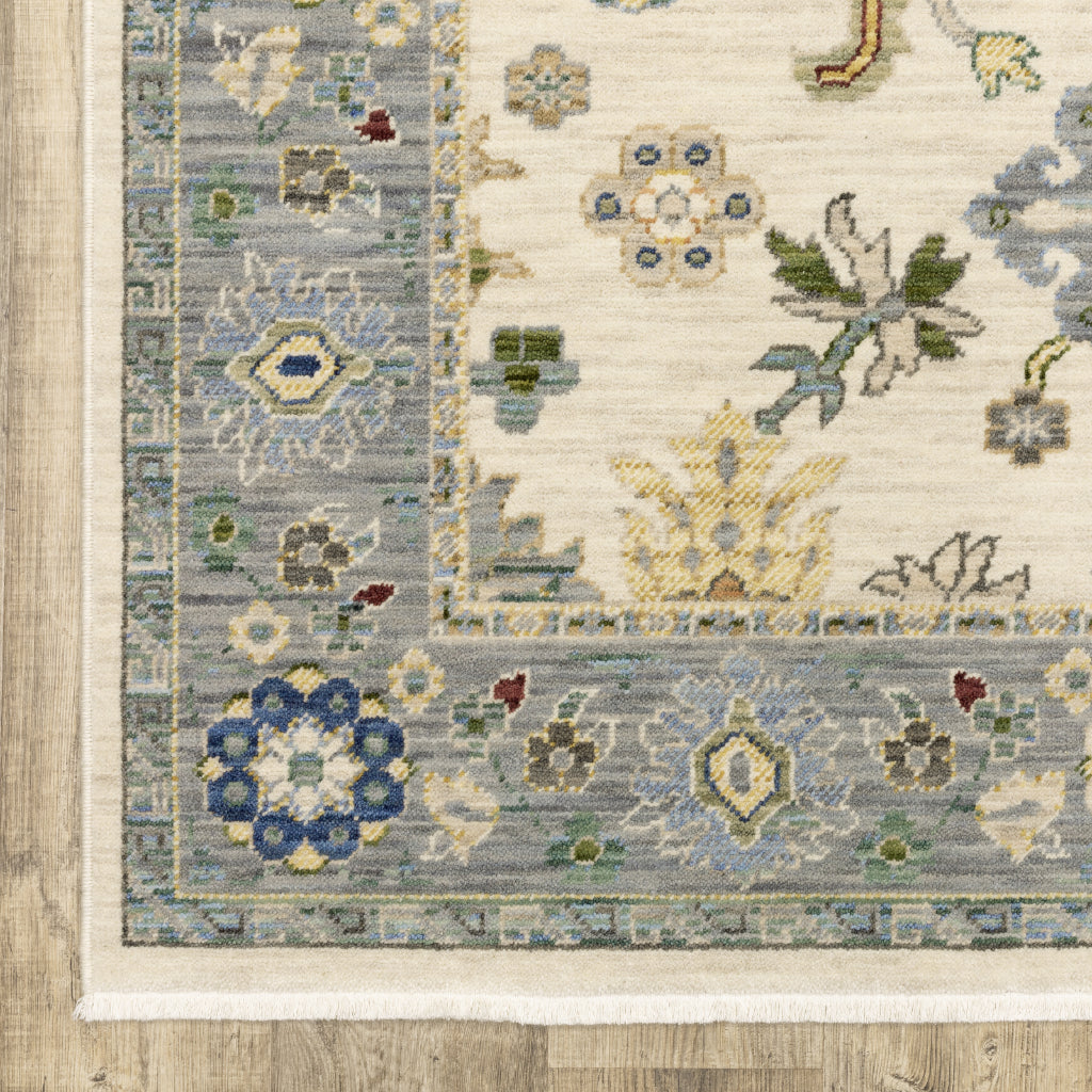 Oriental Weavers Lucca 846H1 Multicolor Rectangle Indoor Area Rug - Soft &amp; Durable Low Pile Rug with Persian Design