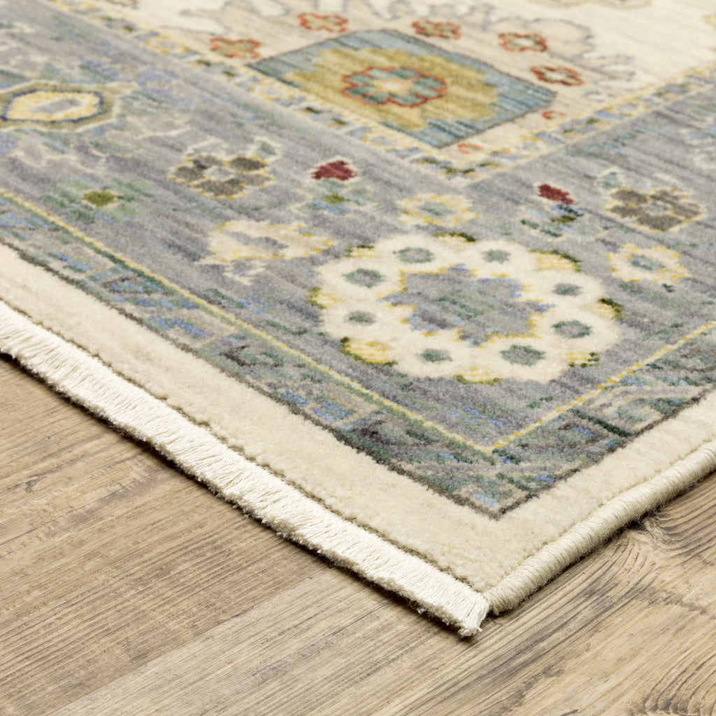 Oriental Weavers Lucca 846H1 Multicolor Rectangle Indoor Area Rug - Soft &amp; Durable Low Pile Rug with Persian Design