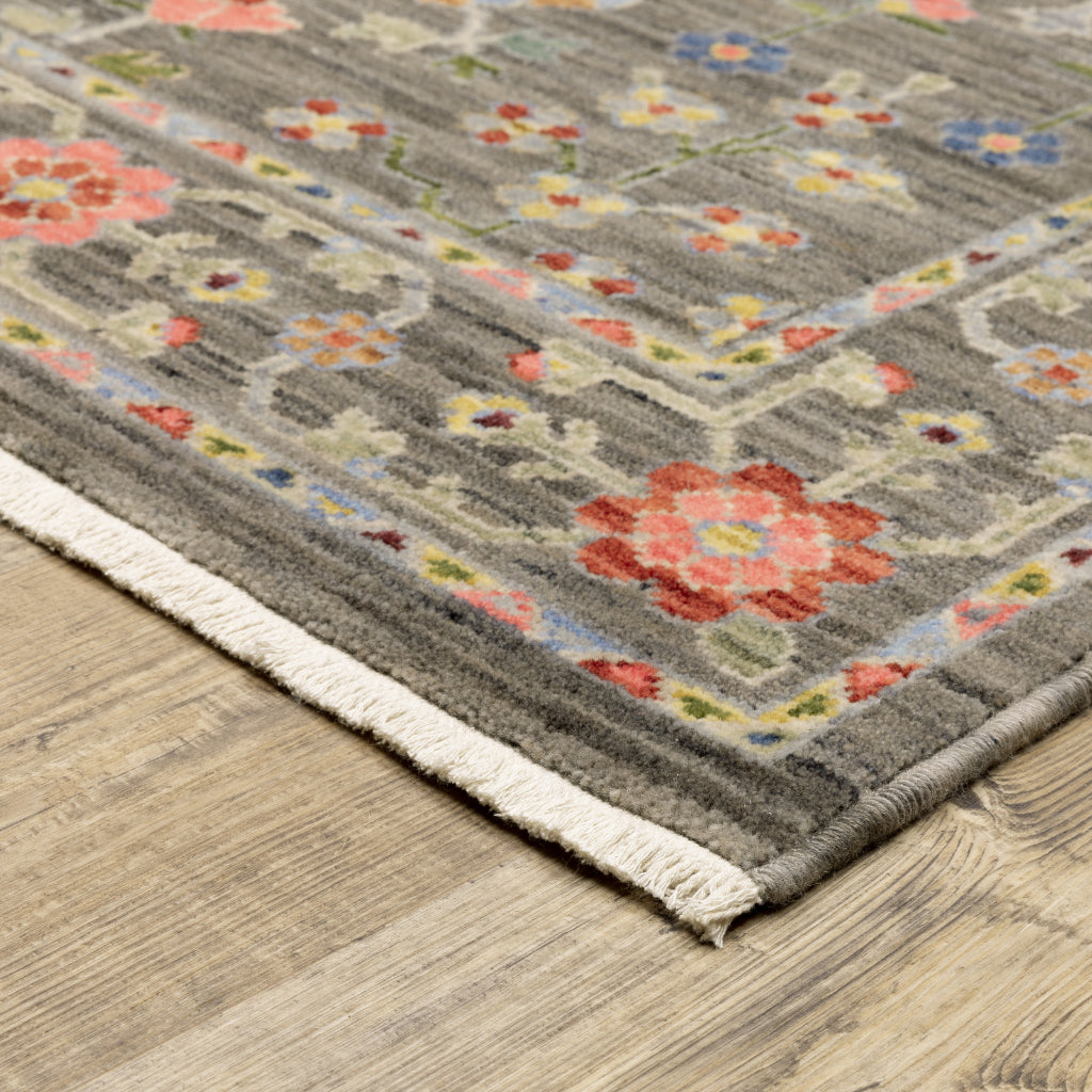 Oriental Weavers Lucca 093K1 Multicolor Rectangle Indoor Runner - Soft &amp; Durable Low Pile Rug with Persian Design
