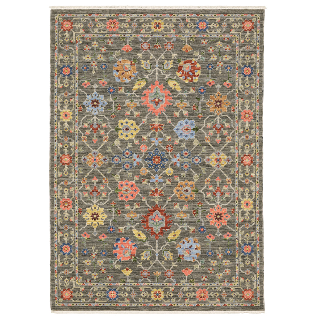 Oriental Weavers Lucca 093K1 Multicolor Rectangle Indoor Area Rug - Soft & Durable Low Pile Rug with Persian Design-