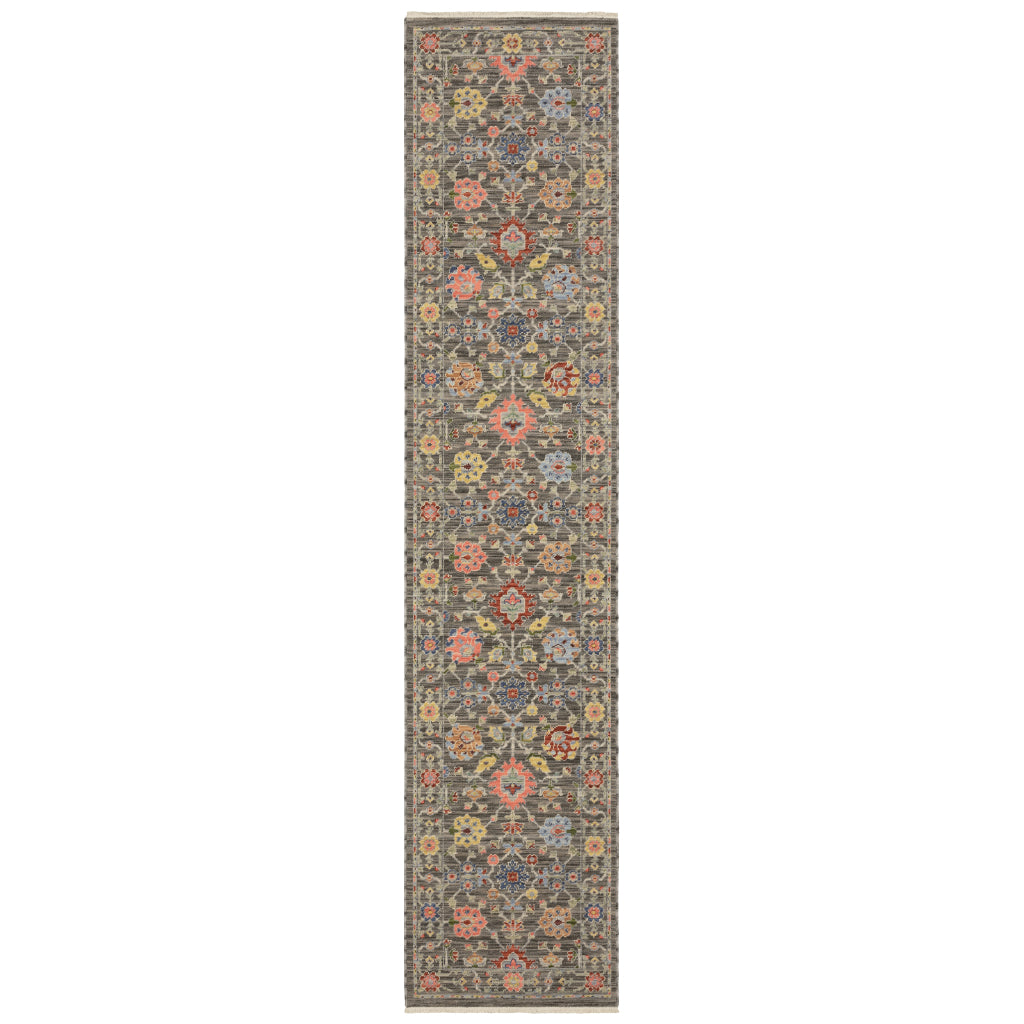 Oriental Weavers Lucca 093K1 Multicolor Rectangle Indoor Runner - Soft & Durable Low Pile Rug with Persian Design-