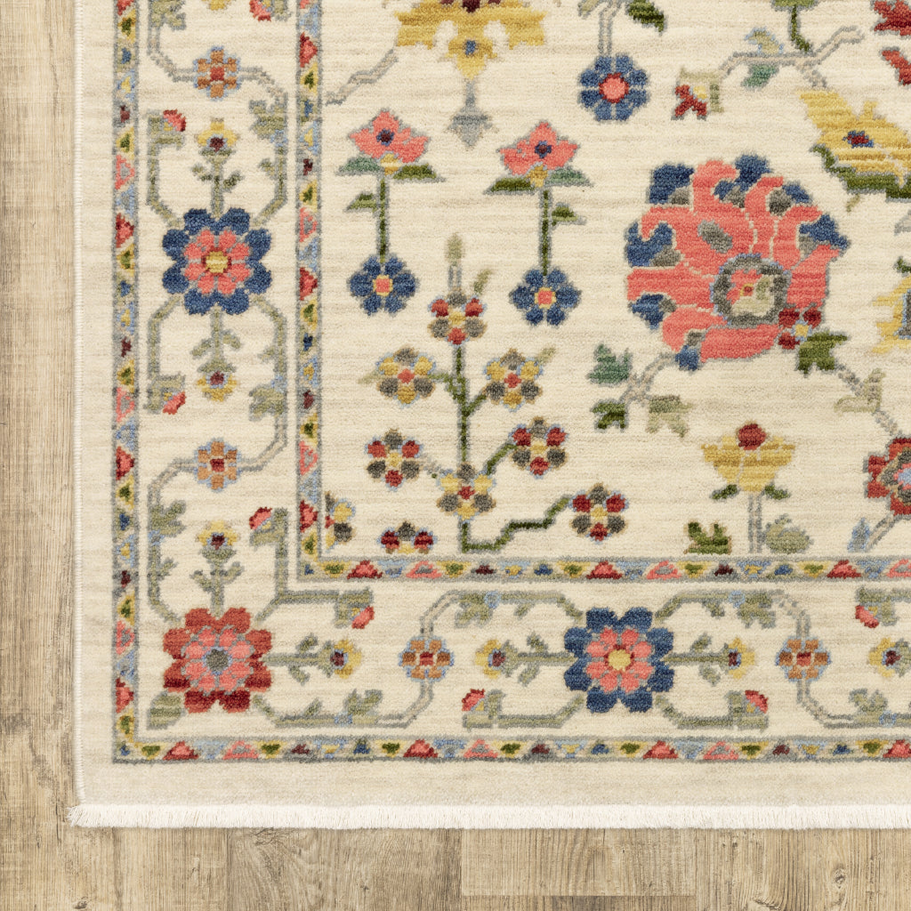 Oriental Weavers Lucca 093W1 Multicolor Rectangle Indoor Area Rug - Soft &amp; Durable Low Pile Rug with Persian Design