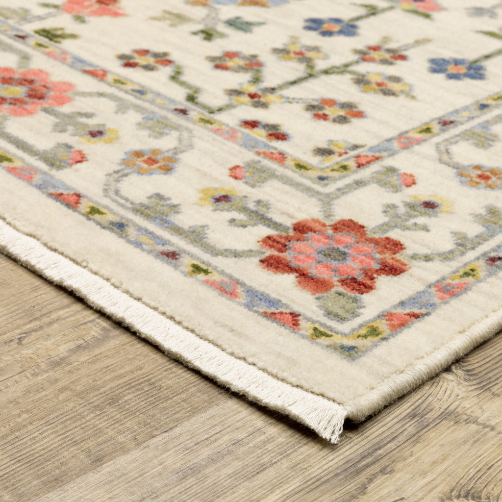 Oriental Weavers Lucca 093W1 Multicolor Rectangle Indoor Area Rug - Soft &amp; Durable Low Pile Rug with Persian Design