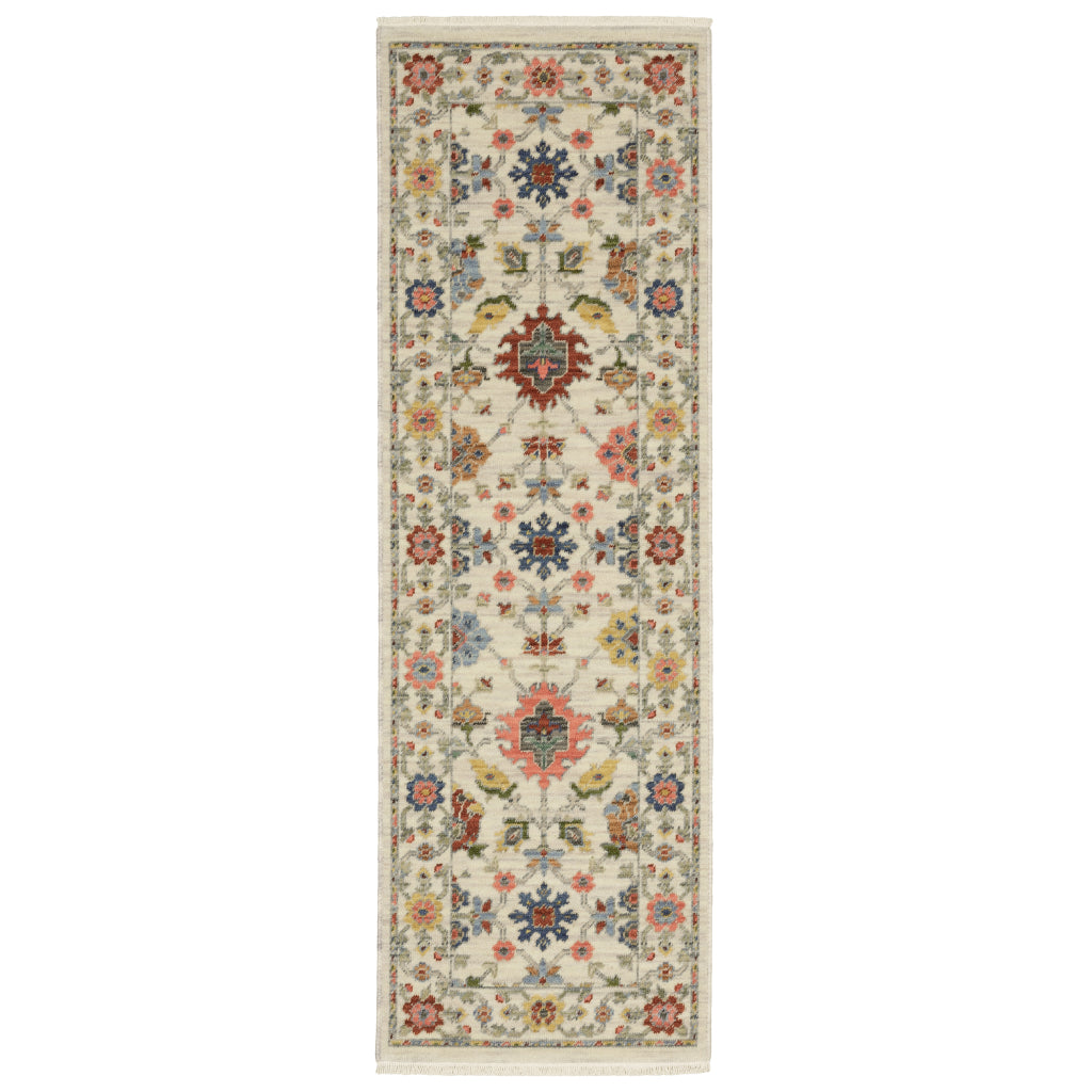 Oriental Weavers Lucca 093W1 Multicolor Rectangle Indoor Area Rug - Soft & Durable Low Pile Rug with Persian Design-