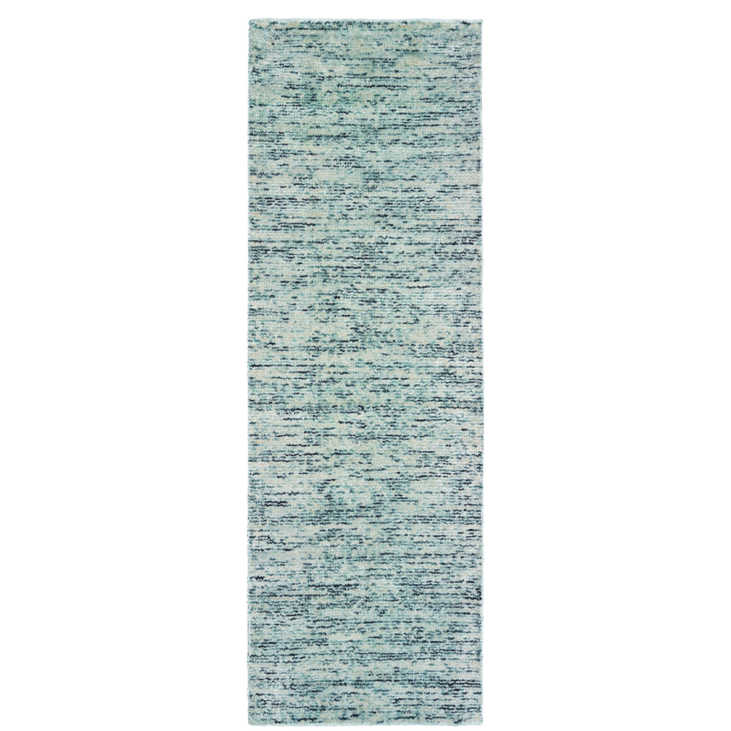 Oriental Weavers Lucent 45901 Two-Color Rectangle Indoor Runner - Contemporary Hand Tufted Rug Made of Wool &amp; Viscose