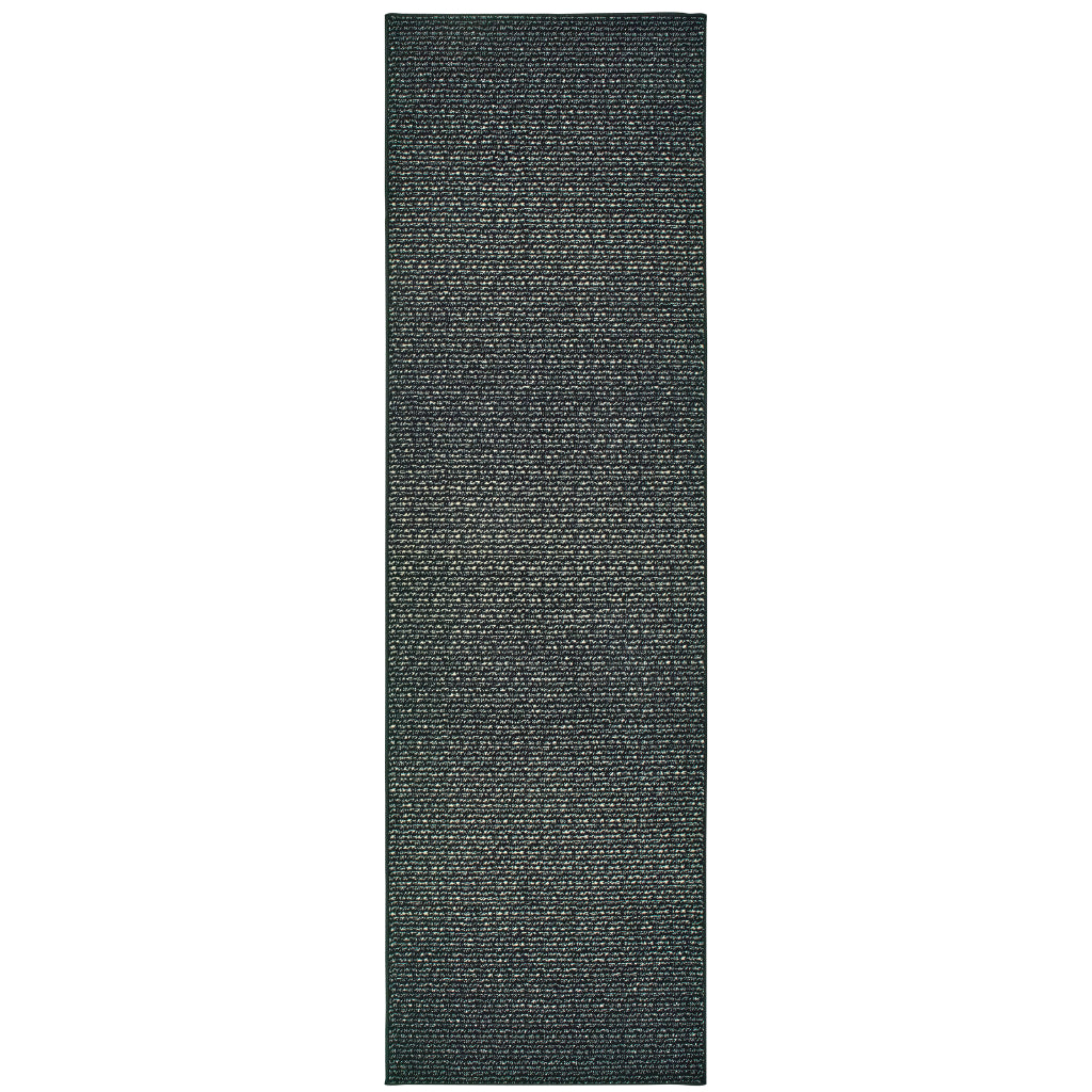 Oriental Weavers Luna 2067B Black Rectangle Indoor Runner- Luxurious Stain Resistant Low Pile Rug with Abstract Design