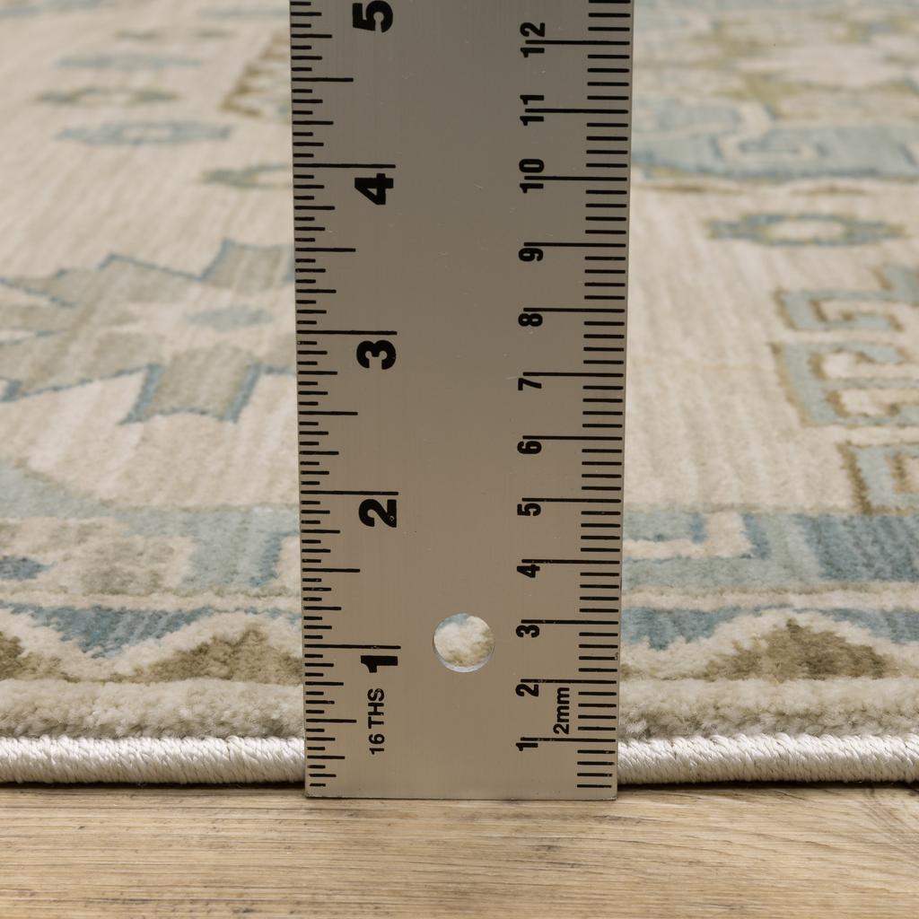 Oriental Weavers Maeve MAE03 Beige Rectangle Indoor Area Rug Oriental Pattern-