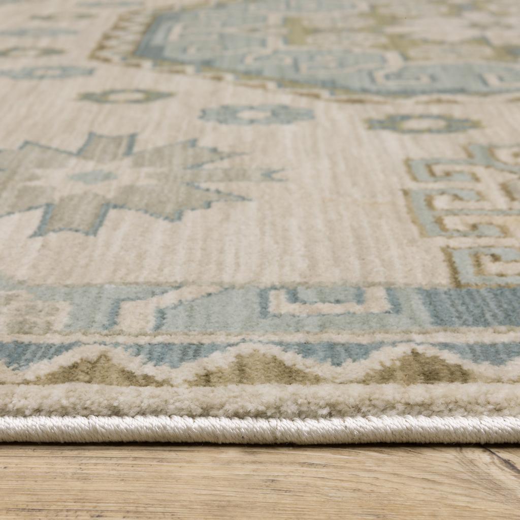 Oriental Weavers Maeve MAE03 Beige Rectangle Indoor Runner Oriental Pattern-