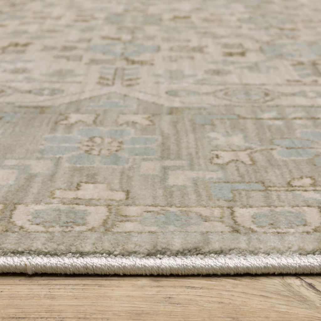 Oriental Weavers Maeve MAE04 Beige Rectangle Indoor Area Rug Oriental Pattern-