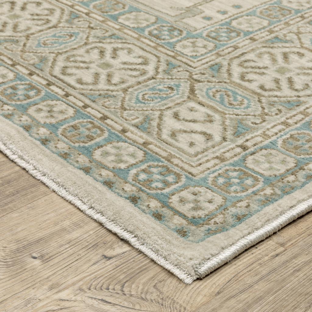 Oriental Weavers Maeve MAE05 Beige Rectangle Indoor Area Rug Oriental Pattern-