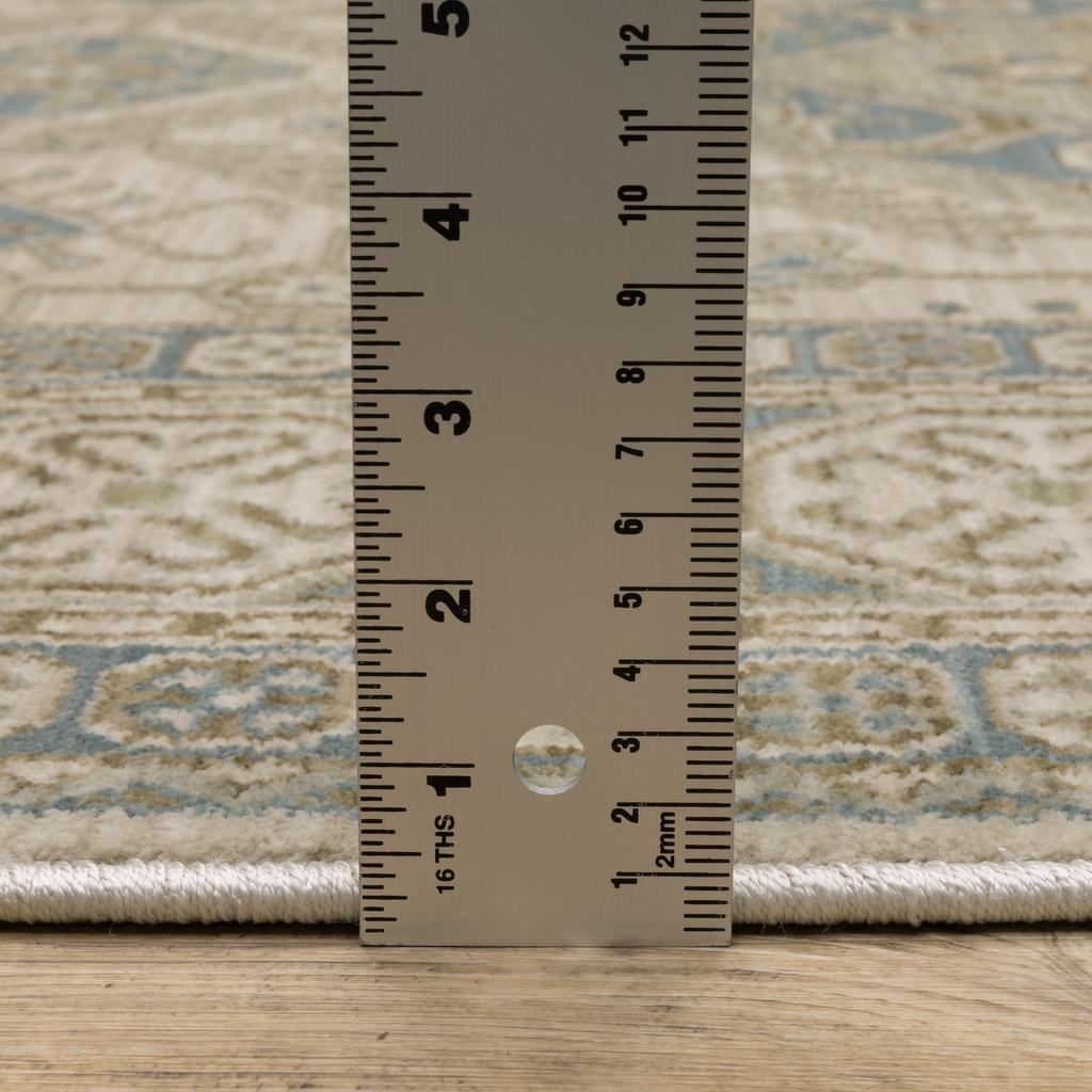 Oriental Weavers Maeve MAE05 Beige Rectangle Indoor Area Rug Oriental Pattern-