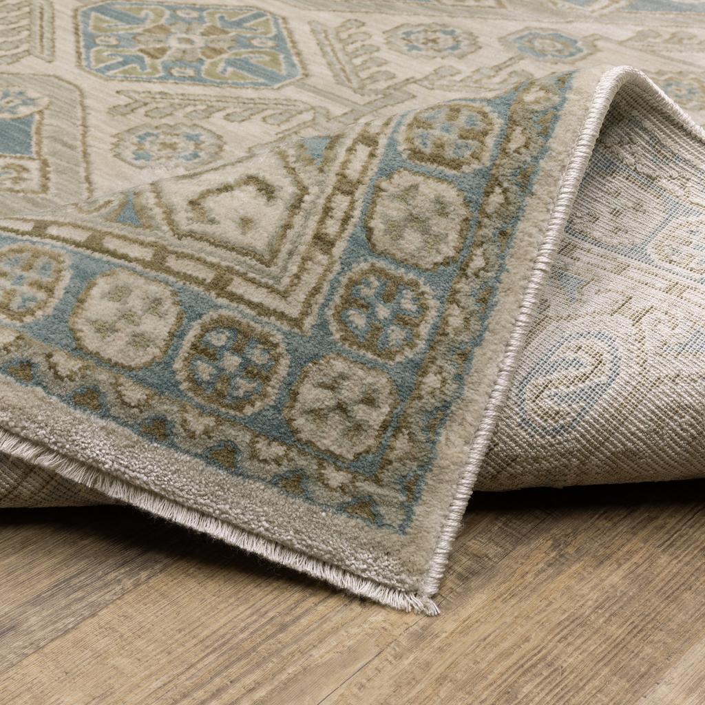 Oriental Weavers Maeve MAE05 Beige Rectangle Indoor Area Rug Oriental Pattern-