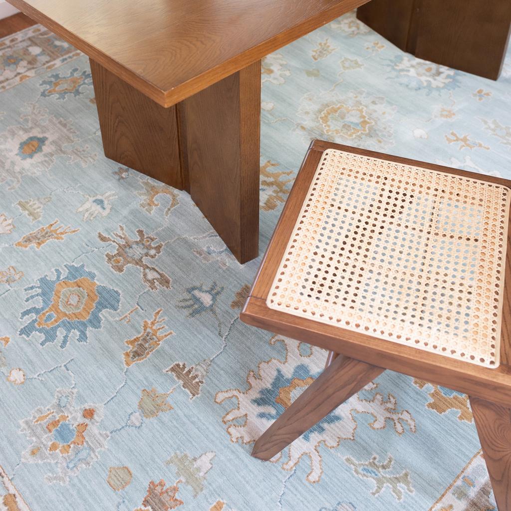 Oriental Weavers Maeve MAE06 Teal Rectangle Indoor Area Rug Oriental Pattern-