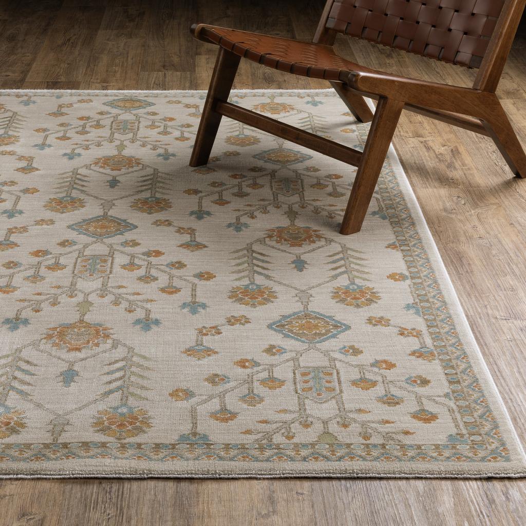 Oriental Weavers Maeve MAE07 Beige Rectangle Indoor Area Rug Oriental Pattern-