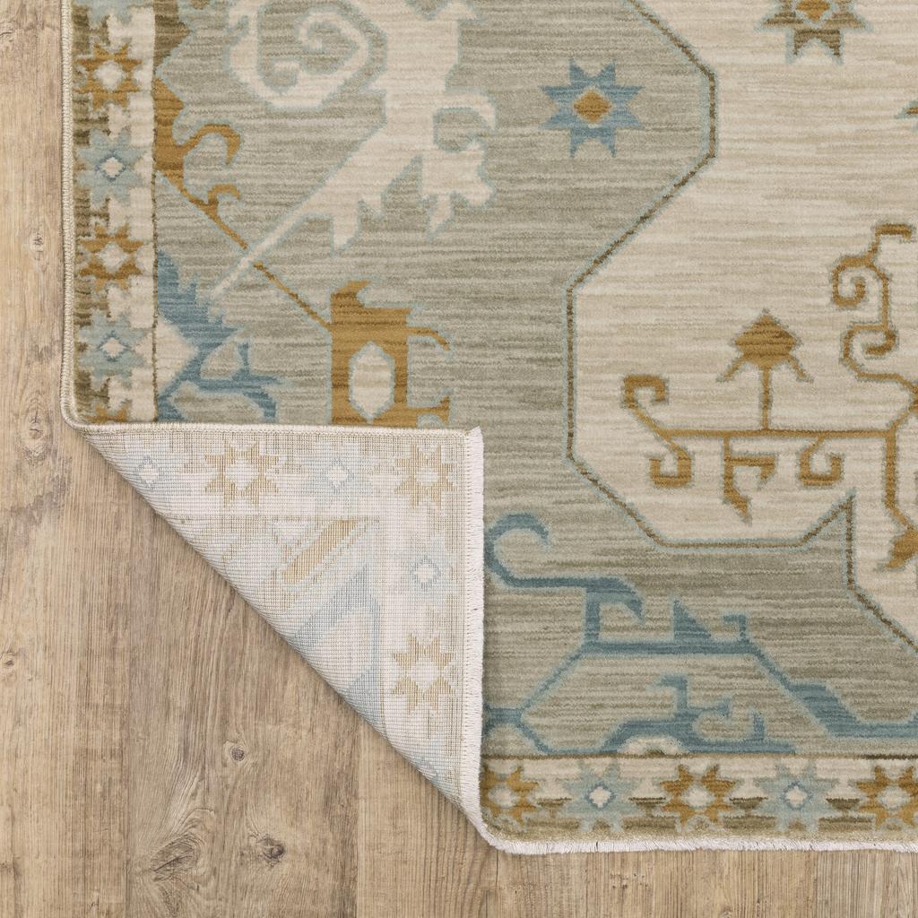 Oriental Weavers Maeve MAE09 Beige Rectangle Indoor Runner Oriental Pattern-
