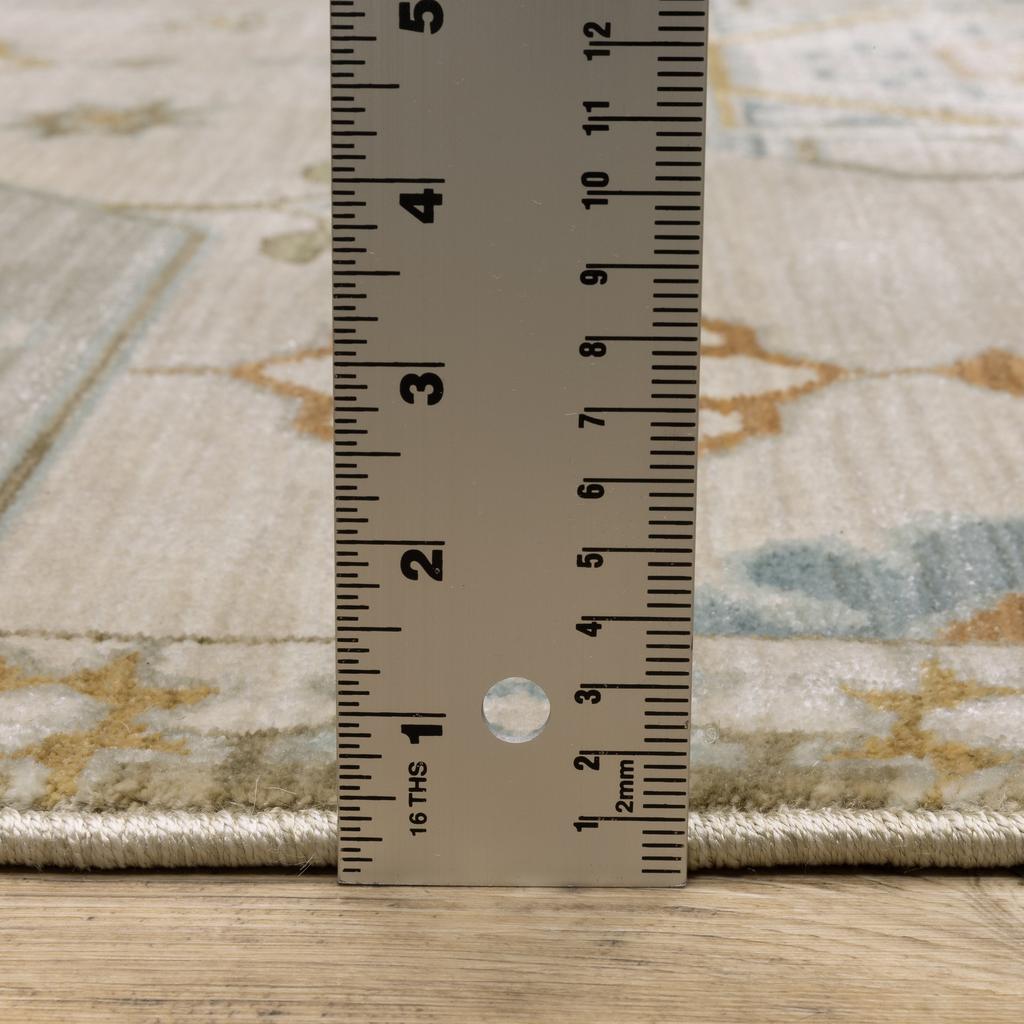 Oriental Weavers Maeve MAE09 Beige Rectangle Indoor Runner Oriental Pattern-