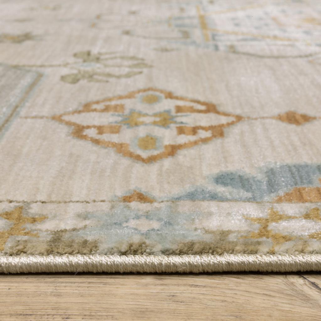 Oriental Weavers Maeve MAE09 Beige Rectangle Indoor Runner Oriental Pattern-