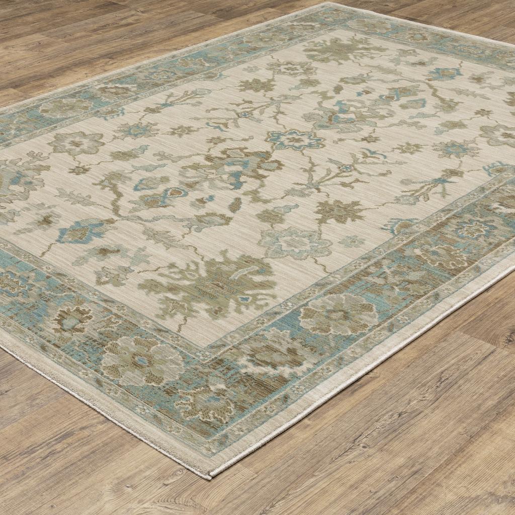 Oriental Weavers Maeve MAE10 Beige Rectangle Indoor Area Rug Oriental Pattern-