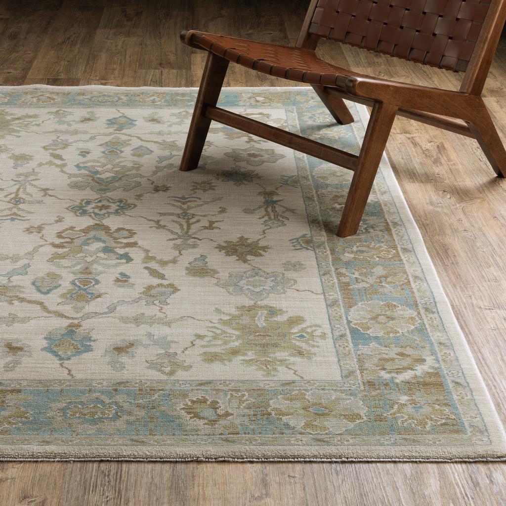 Oriental Weavers Maeve MAE10 Beige Rectangle Indoor Area Rug Oriental Pattern-