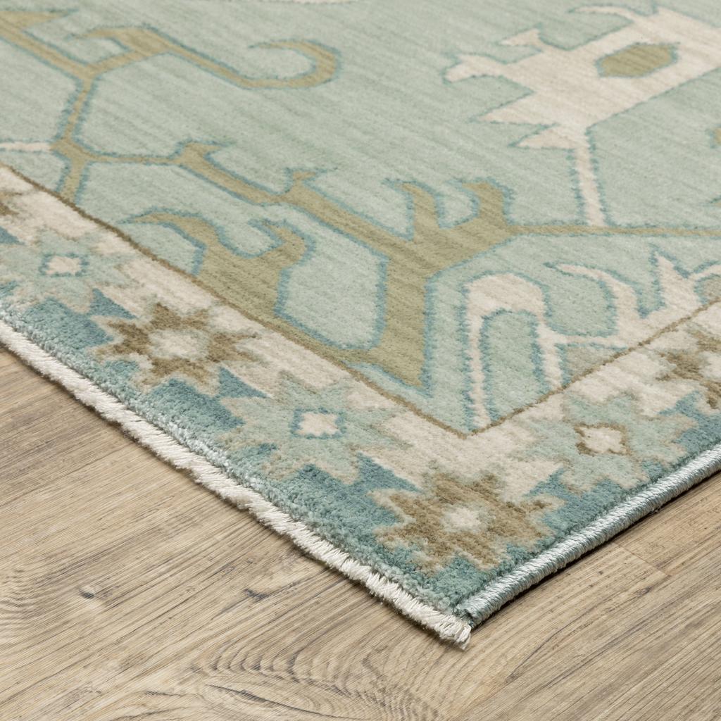 Oriental Weavers Maeve MAE12 Grey Rectangle Indoor Area Rug Oriental Pattern-