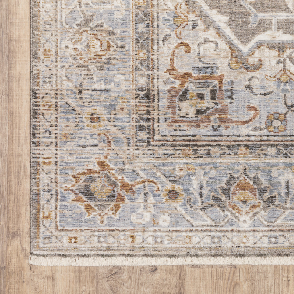 Oriental Weavers Maharaja 1803X Multicolor Rectangle Indoor Runner - Stain Resistant Low Pile Vintage Style Rug with Medallion Design