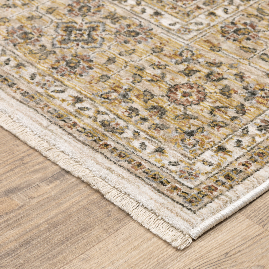 Oriental Weavers Maharaja 001J1 Multicolor Rectangle Indoor Runner - Stain Resistant Low Pile Vintage Style Rug with Oriental Design