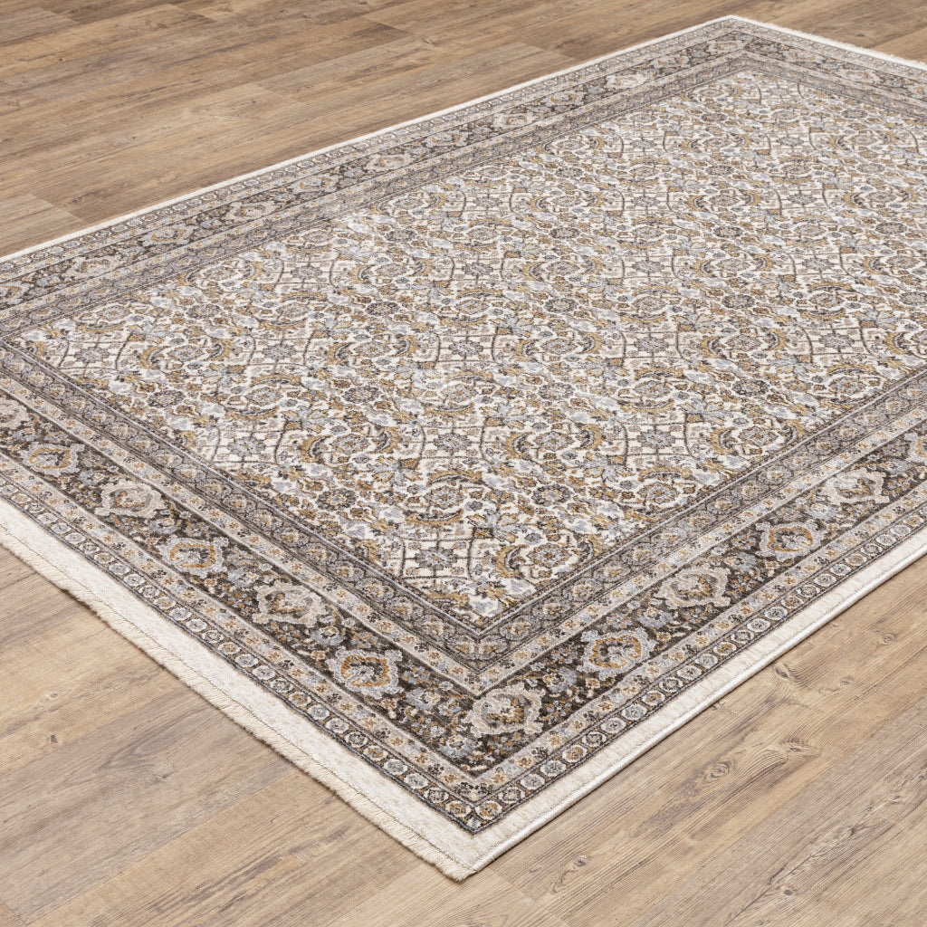 Oriental Weavers Maharaja 2061N Multicolor Rectangle Indoor Runner - Stain Resistant Low Pile Vintage Style Rug with Oriental Design