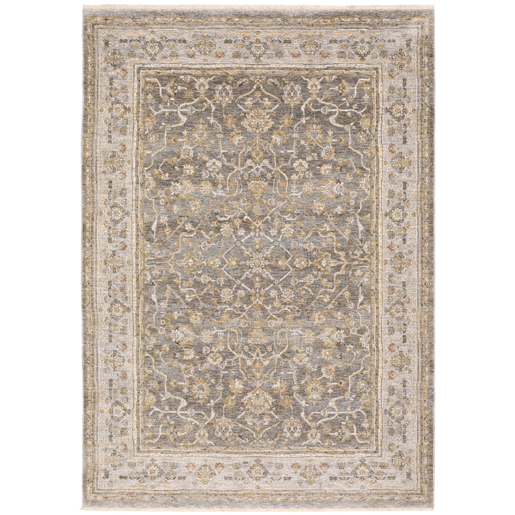 Oriental Weavers Maharaja 040M1 Multicolor Rectangle Indoor Area Rug - Stain Resistant Low Pile Vintage Style Rug with Oriental Design