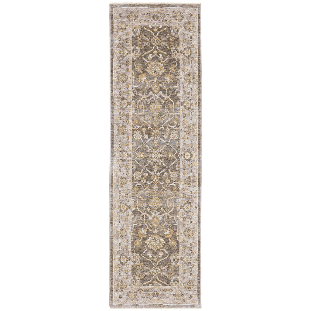 Oriental Weavers Maharaja 040M1 Multicolor Rectangle Indoor Runner - Stain Resistant Low Pile Vintage Style Rug with Oriental Design-