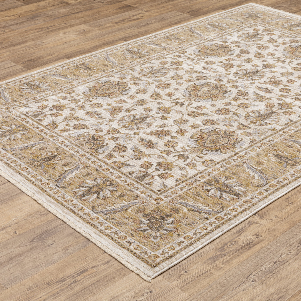 Oriental Weavers Maharaja 5091W Multicolor Rectangle Indoor Runner - Stain Resistant Low Pile Vintage Style Rug with Oriental Design