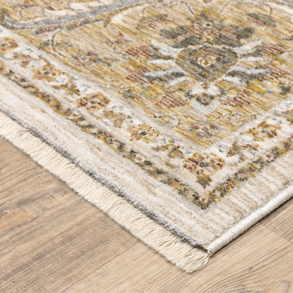 Oriental Weavers Maharaja 5091W Multicolor Rectangle Indoor Runner - Stain Resistant Low Pile Vintage Style Rug with Oriental Design