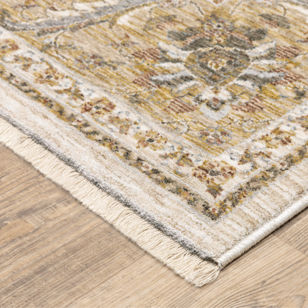 Oriental Weavers Maharaja 5091W Multicolor Rectangle Indoor Area Rug - Stain Resistant Low Pile Vintage Style Rug with Oriental Design