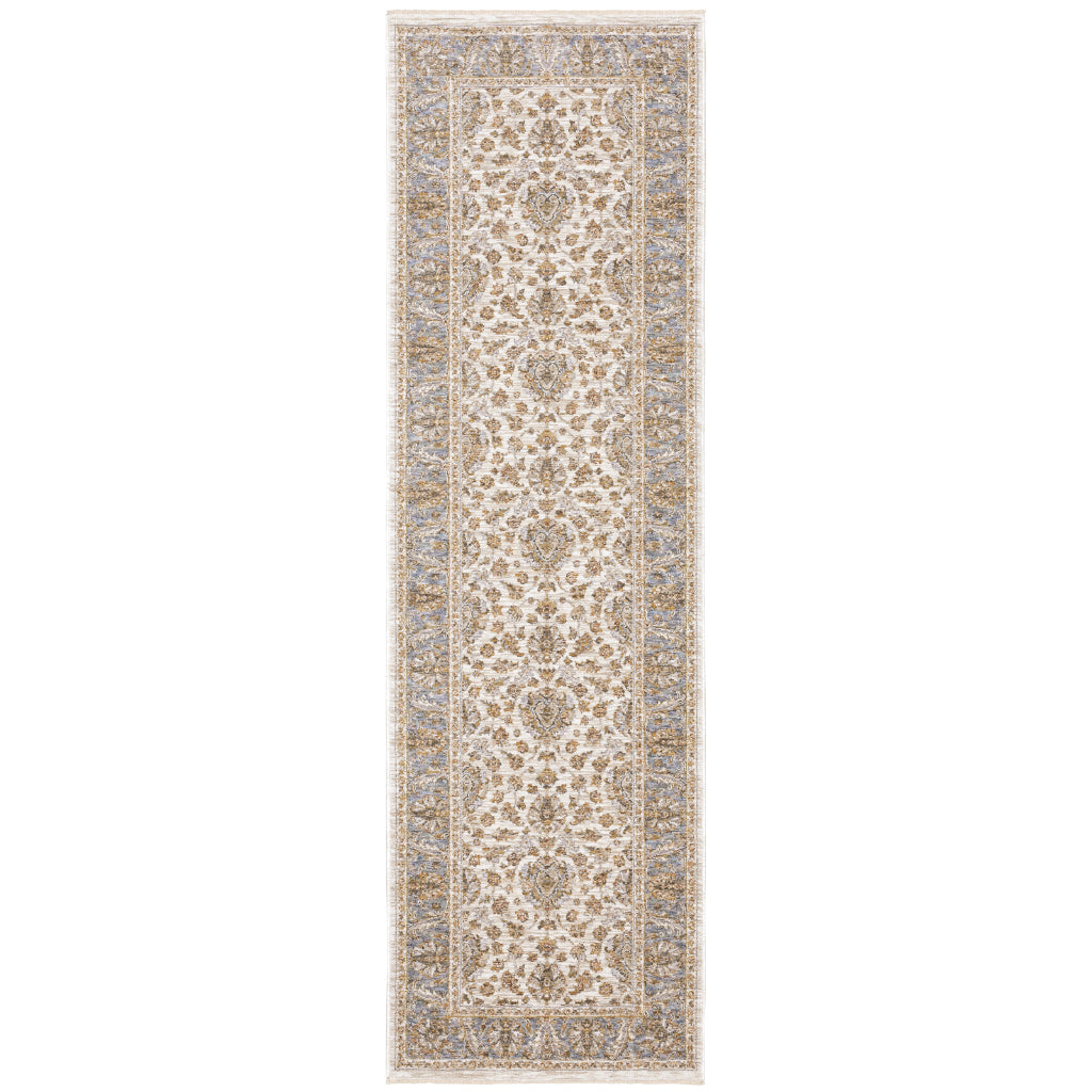 Oriental Weavers Maharaja 5091Z Multicolor Rectangle Indoor Runner - Stain Resistant Low Pile Vintage Style Rug with Oriental Design