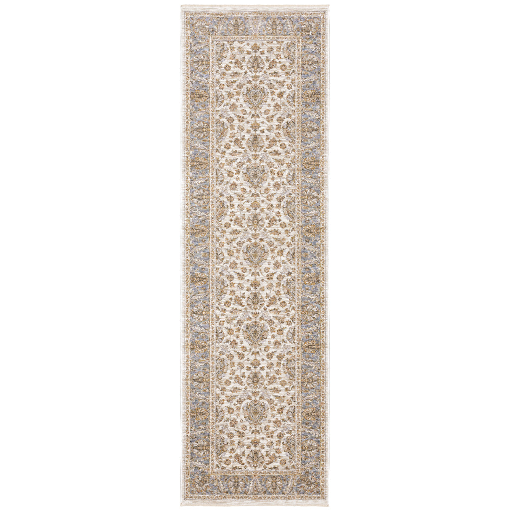 Oriental Weavers Maharaja 5091Z Multicolor Rectangle Indoor Runner - Stain Resistant Low Pile Vintage Style Rug with Oriental Design-
