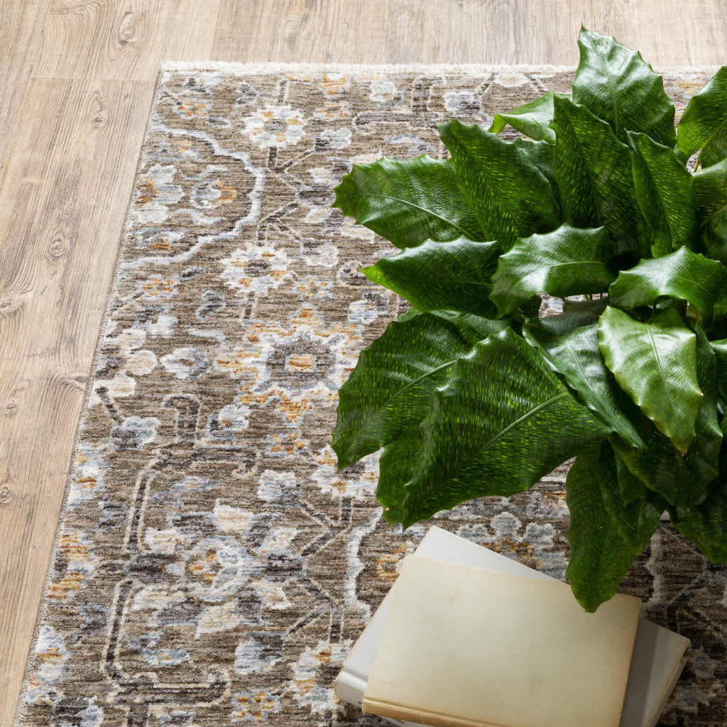 Oriental Weavers Maharaja 532D1 Multicolor Rectangle Indoor Runner - Stain Resistant Low Pile Floral Rug-