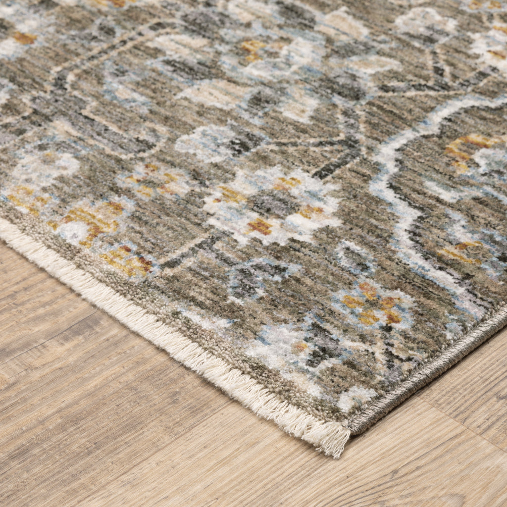 Oriental Weavers Maharaja 532D1 Multicolor Rectangle Indoor Runner - Stain Resistant Low Pile Floral Rug